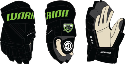 10" Warrior Alpha Pro+ Gloves - Chicago Mission