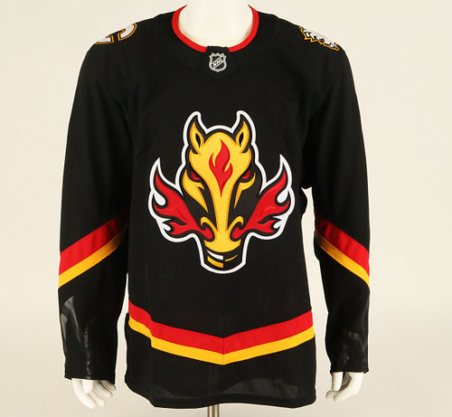 Game Jersey - Calgary Flames - Black Fanatics Size 54