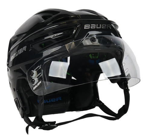 Size L - Bauer Re-Akt 155 Black Helmet - New Jersey Devils