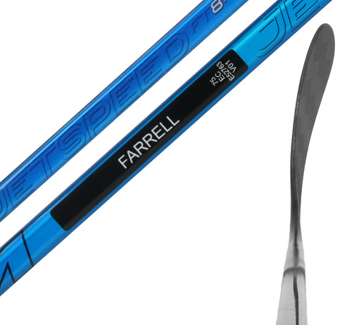 Left - Jack Ferrell Ribcor Trigger 10 Pro 'Dressed as Jetspeed FT8 Pro' 75 Flex Stick