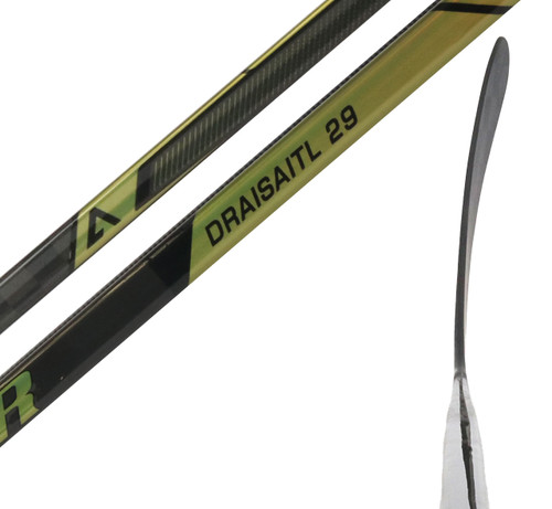 Left - Leon Draisaitl Covert QR5 Pro 'Dressed as Alpha LX3 Pro' 100 Flex Stick