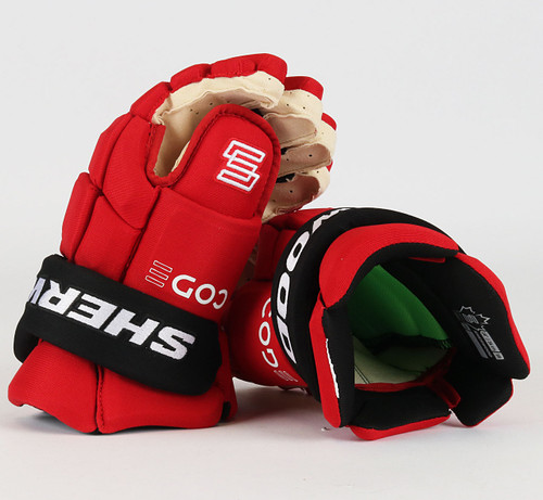 14" Sherwood Code Encrypt Pro Gloves - Connor Brown New Jersey Devils