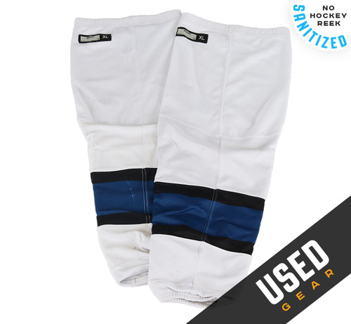 Game Sock - Colorado Eagles - White CCM Size XL