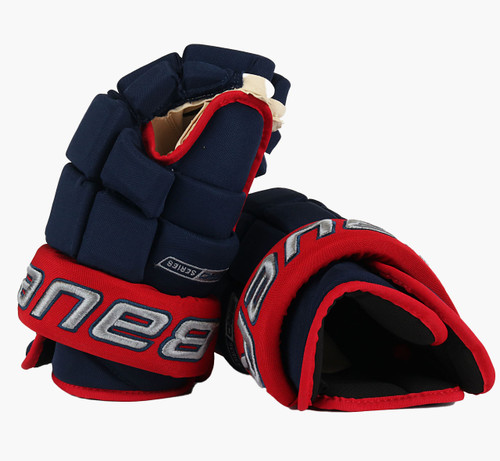 14" Bauer Pro Series Gloves - Hudson Fasching Columbus Blue Jackets #3