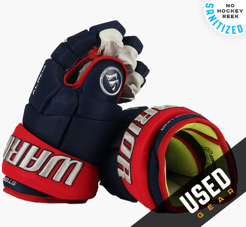 13" Warrior Alpha QX Pro Gloves - Kevin Stenlund Columbus Blue Jackets
