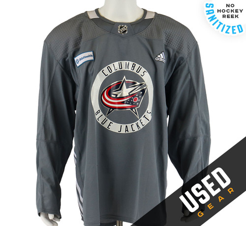 Practice Jersey - Columbus Blue Jackets - Gray Adidas Size 58+ #2