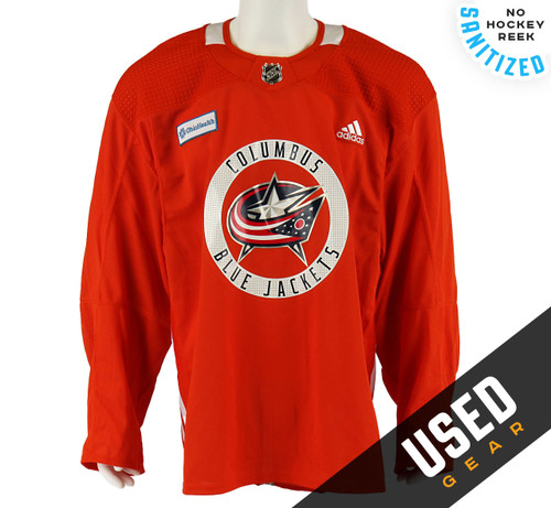 Practice Jersey - Columbus Blue Jackets - Orange Adidas Size 56