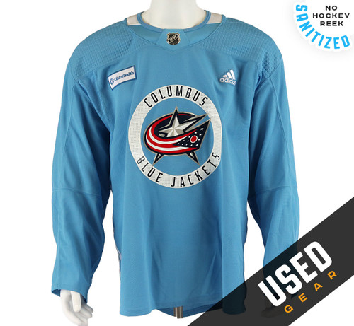 Practice Jersey - Columbus Blue Jackets - Baby Blue Adidas Size 58