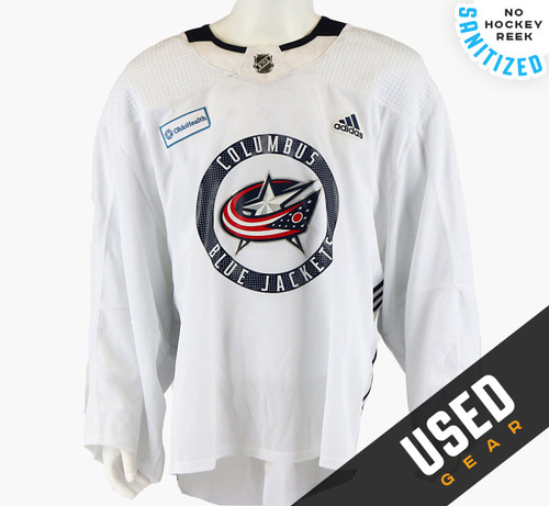 Practice Jersey - Columbus Blue Jackets - White Adidas Size 58G #2
