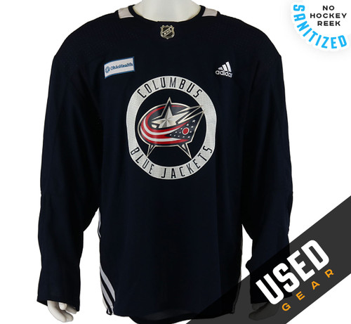 Practice Jersey - Columbus Blue Jackets - Navy Blue Adidas Size 56 #2
