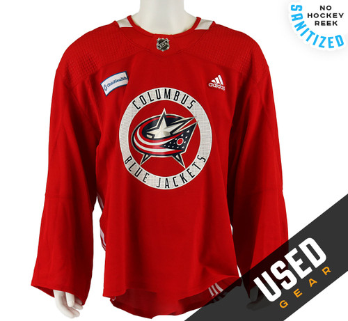 Practice Jersey - Columbus Blue Jackets - Red Adidas Size 58G #2