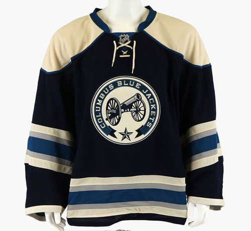 Game Jersey - Columbus Blue Jackets - Navy Blue Reebok Size 58G