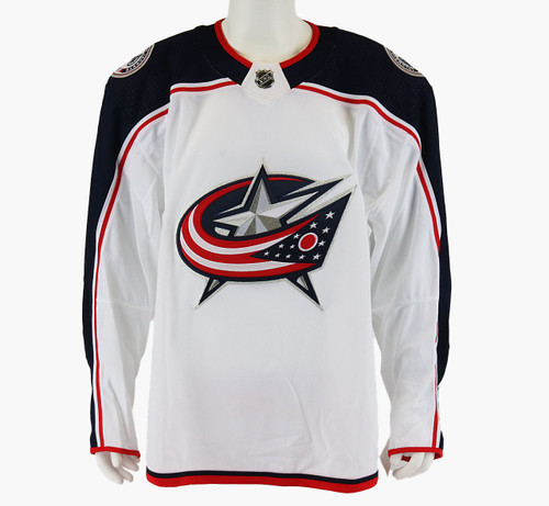 Game Jersey - Columbus Blue Jackets - White Adidas Size 54