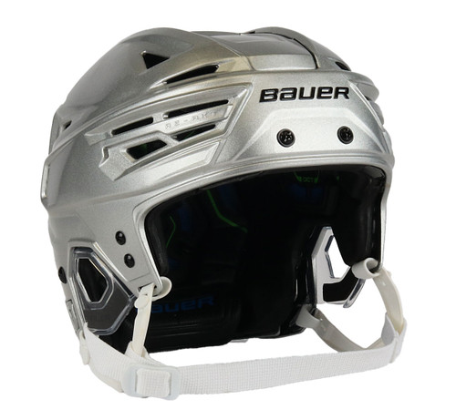 Size L - Bauer Re-Akt 155 Silver Helmet - Los Angeles Kings