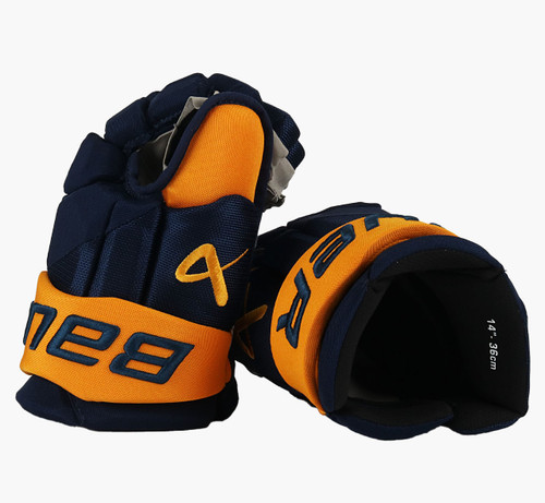 14" Bauer Vapor Flylite Gloves - Fedor Svechkov Nashville Predators
