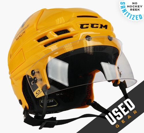 Size M - CCM Super Tacks X Yellow Helmet - Nashville Predators