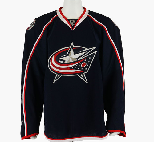 Game Jersey - Columbus Blue Jackets - Navy Blue Reebok Size 58+ #5