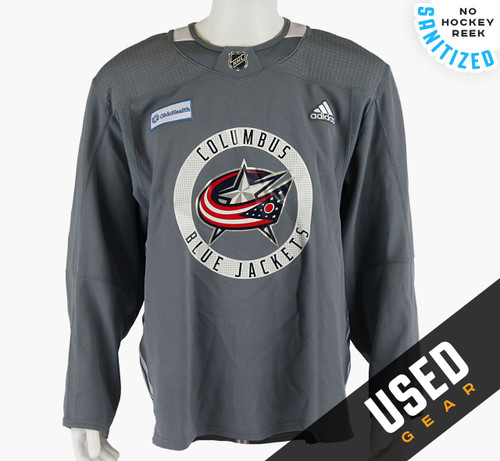 Practice Jersey - Columbus Blue Jackets - Gray Adidas Size 56 #3