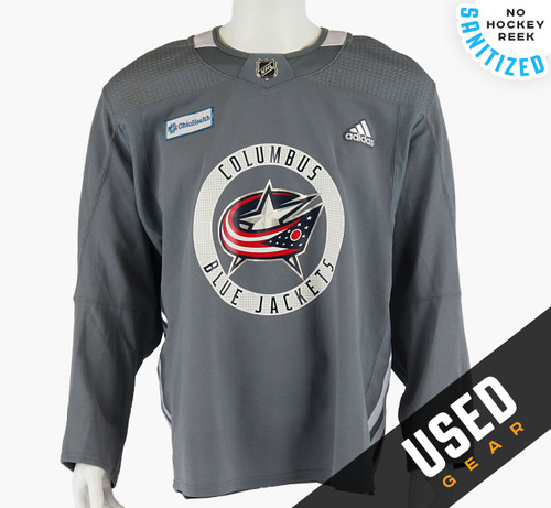 Practice Jersey - Columbus Blue Jackets - Gray Adidas Size 56 #4