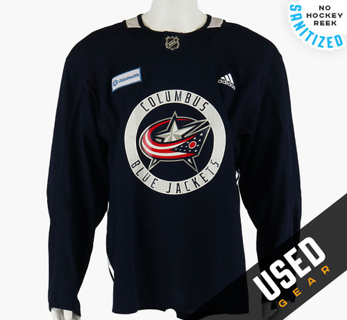 Practice Jersey - Columbus Blue Jackets - Navy Blue Adidas Size 56 #4
