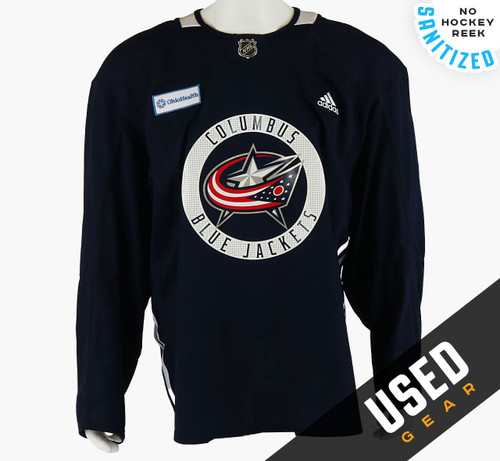 Practice Jersey - Columbus Blue Jackets - Navy Blue Adidas Size 56 #5