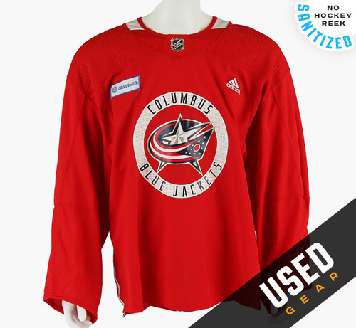 Practice Jersey - Columbus Blue Jackets - Red Adidas Size 58G #4