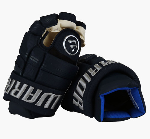 15" Warrior Covert QR7 Pro Gloves - Team Stock Columbus Blue Jackets