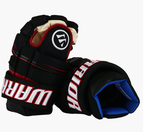 13" Warrior Covert QR7 Pro Gloves - Team Stock Chicago Blackhawks
