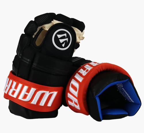 14" Warrior Covert QR7 Pro Gloves - Team Stock Anaheim Ducks
