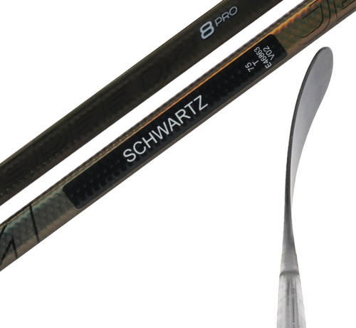 Left - Jaden Schwartz Jetspeed FT6 Pro 'Dressed as Jetspeed FT8 Pro' 75 Flex Stick