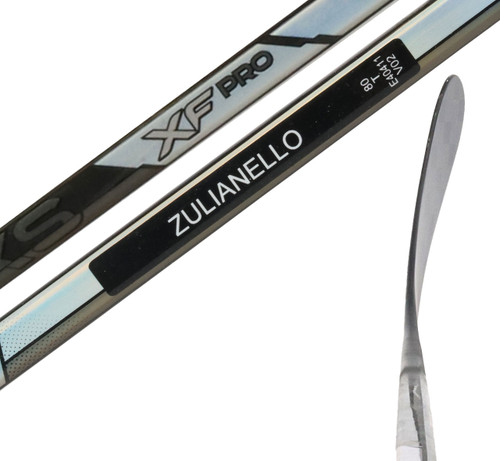 Left - Colin Zulianello Jetspeed FT6 Pro 'Dressed as Tacks XF Pro' 80 Flex Stick