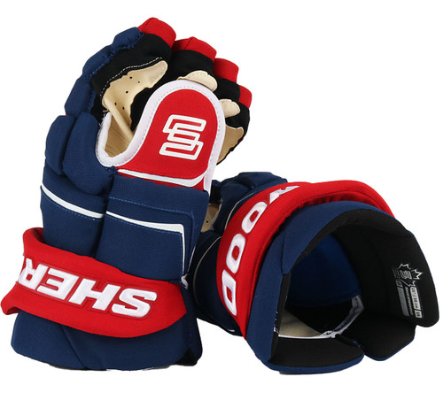 13" Sherwood Photon 1 Gloves - Team Stock Montreal Canadiens