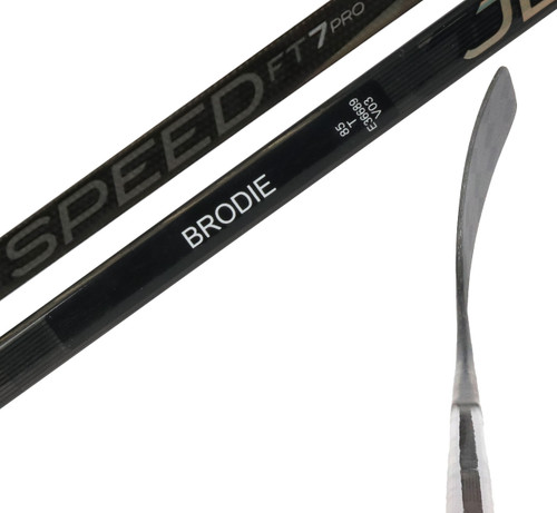 Left - TJ Brodie Jetspeed FT5 Pro 'Dressed as Jetspeed FT7 Pro' 85 Flex Stick