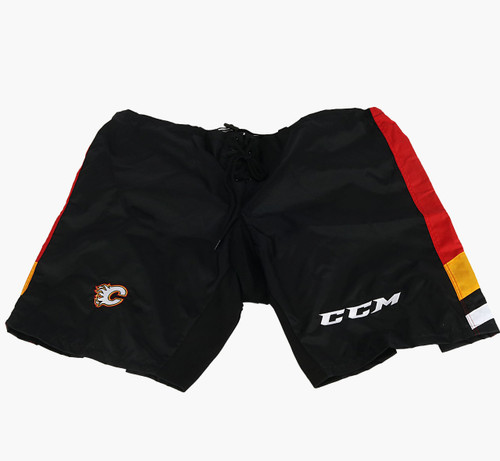 Size XL - CCM PP10GA Goalie Pant Shell - Team Stock Calgary Flames