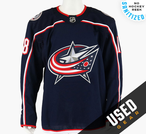 Game Jersey - Columbus Blue Jackets - Adidas Size 58 - Pierre-Luc Dubois #2