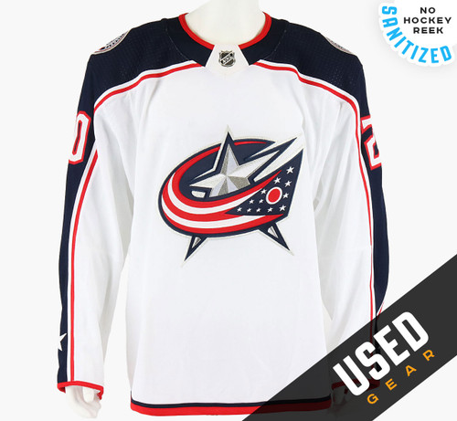 Game Jersey - Columbus Blue Jackets - Adidas Size 58 - Riley Nash