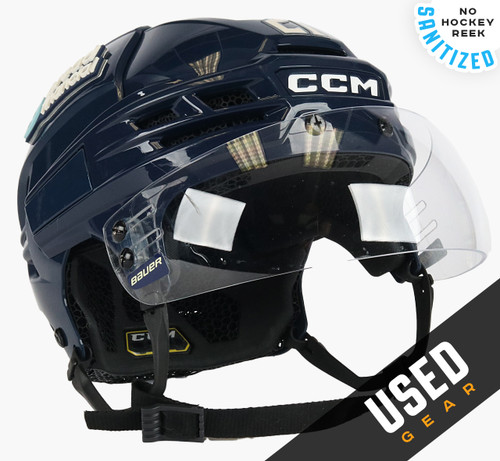 Size M - CCM Super Tacks X Navy Blue Helmet - Columbus Blue Jackets #5