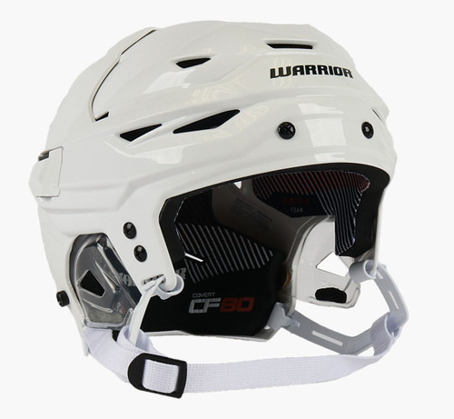 Size M - Warrior Covert CF 80 White Helmet - Chicago Blackhawks