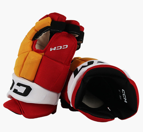 14" CCM HGJSSP Gloves - John Beecher Calgary Flames #2
