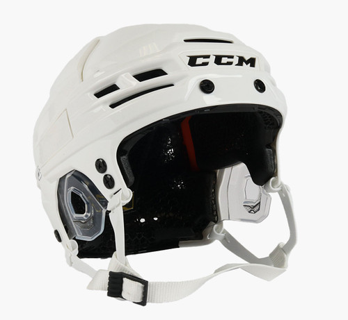 Size M - CCM Super Tacks X White Helmet - Calgary Flames #2