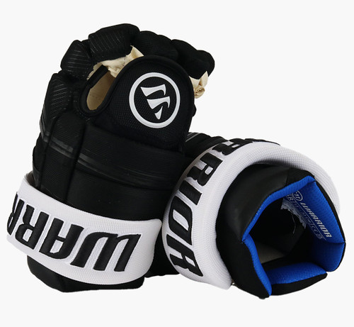 14" Warrior Covert QR7 Pro Gloves - Team Stock Pittsburgh Penguins
