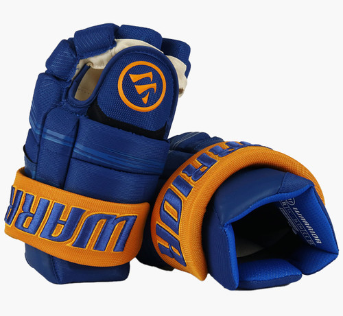 15" Warrior Covert QR7 Pro Gloves - Team Stock Buffalo Sabres