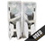 34" - Bauer Vapor Flylite White Pads - Filip Gustavsson Minnesota Wild