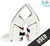 35" - True L95 White Pads - Elvis Merzlikins Columbus Blue Jackets