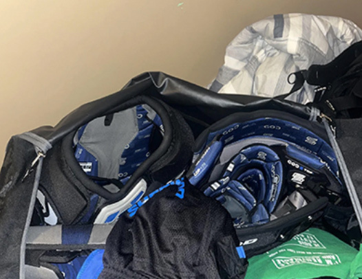 How we pack hockey bags