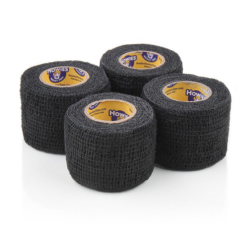 Nastro Hockey Nero Howies Premium Nastro Per Manopola Da Hockey Howies - Nero, In Tessuto Premium, Larghezza 0,5 Pollici, Lunghezza 10 Yard Pro Grip Tape