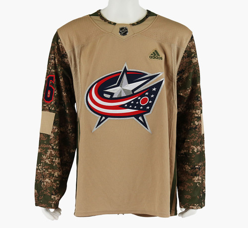Practice Jersey - Columbus Blue Jackets - Cream Adidas Size 56