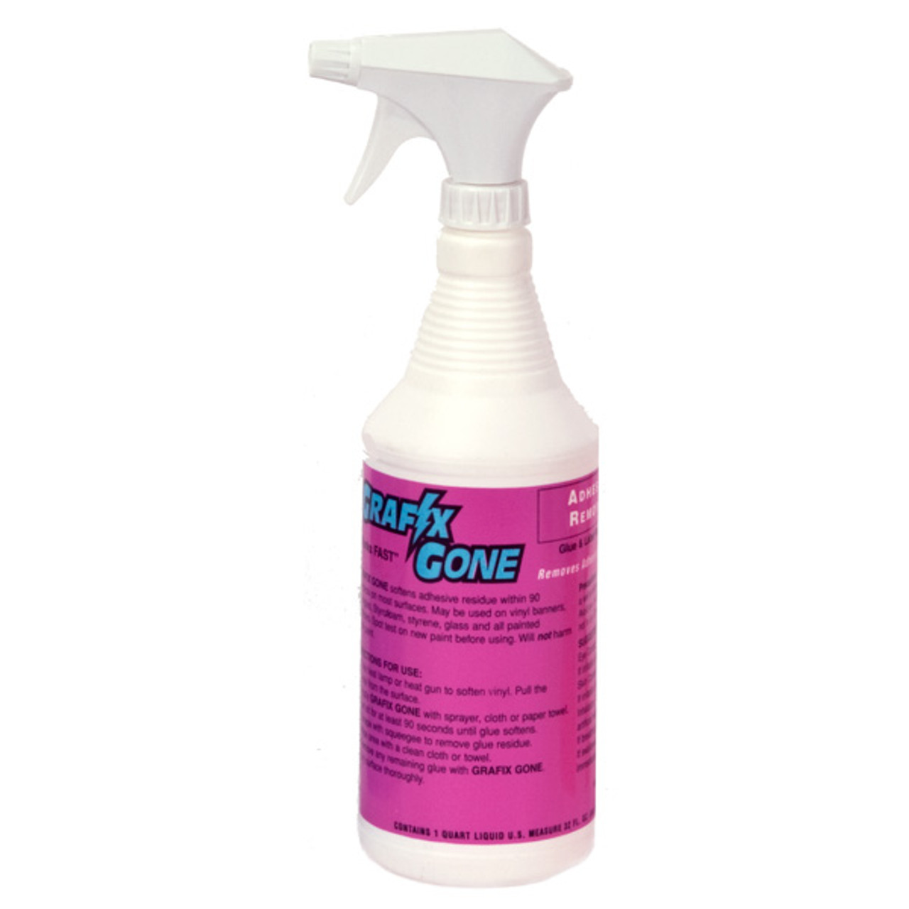 Rapid Remover - Adhesive Remover by Rapid Tac - 1 Quart with Spray Bottle