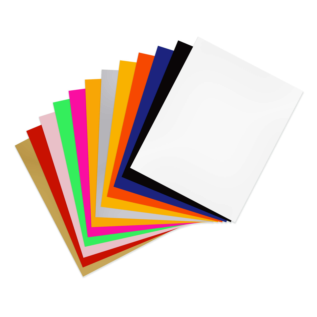 SISER EasyWeed Heat Transfer Vinyl 15in x 12in 12 Color Starter Bundle