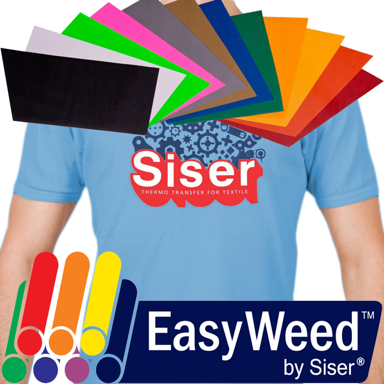 Siser EasyWeed Heat Transfer Vinyl (HTV) - Fluorescent Blue– Swing